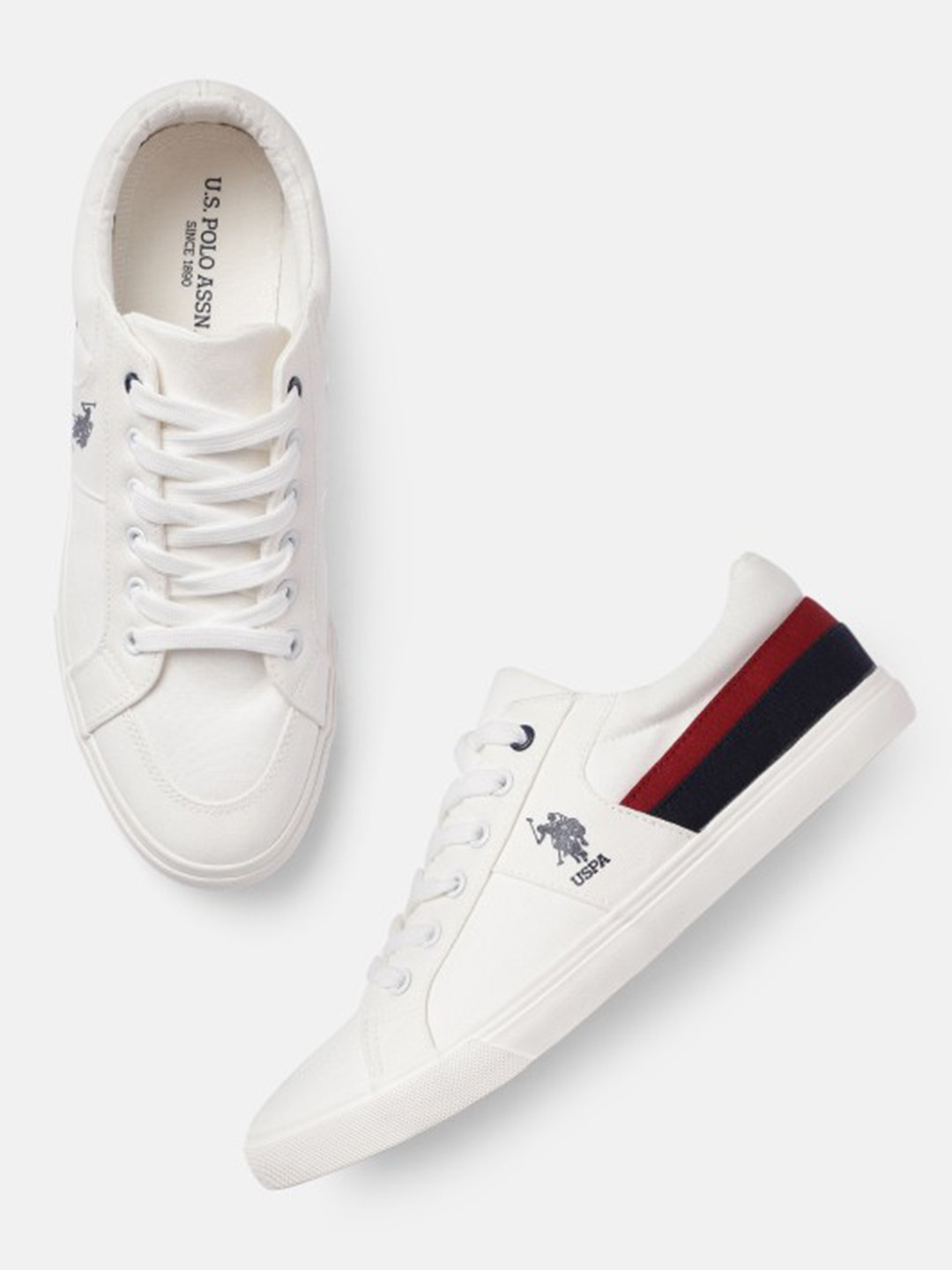 U.S. Polo Assn. Men Colourblocked Sneakers - Image 2