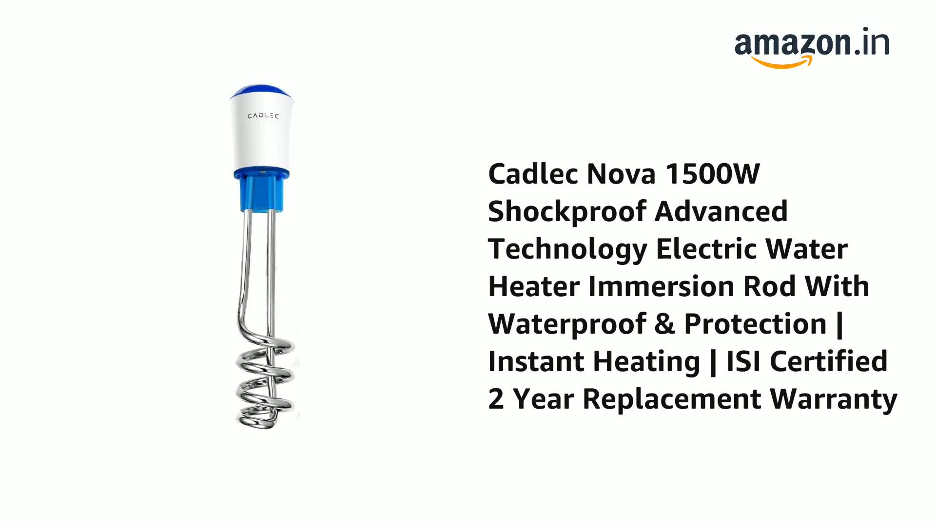 Cadlec Nova 1500W Shockproof Advanced