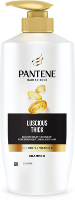 PANTENE Hair Science Luscious Thick Shampoo with Vitamin C(650 ml) - Image 2