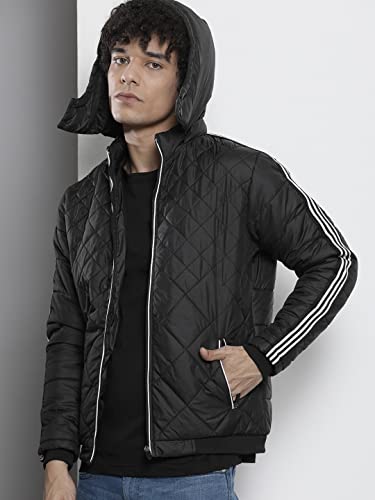 The Indian Garage Co Men Slim Fit Solid Puffer Jackets - Image 4
