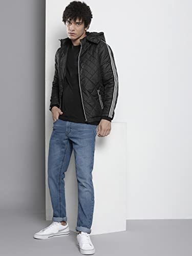 The Indian Garage Co Men Slim Fit Solid Puffer Jackets - Image 5