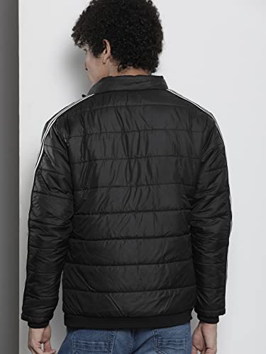 The Indian Garage Co Men Slim Fit Solid Puffer Jackets - Image 6
