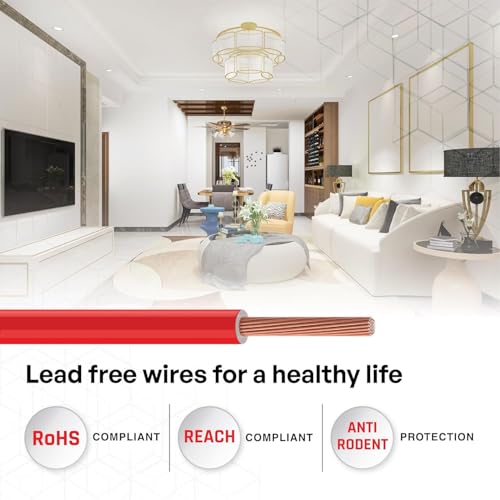 Red 2.5MM 90 MTR Wire