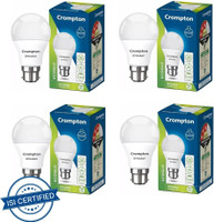 Crompton 9 W Basic Standard B22 LED Bulb(White, Pack of 4) - Image 3