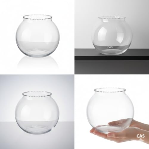 CAS 1L to 14L Glass Fish Bowl (6 inches, Surface (Glass)) 1.6 Litre - Image 3
