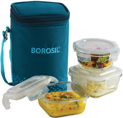 BOROSIL Teal Bag, 3 Pc