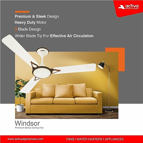 ACTIVA Windsor 1200mm Ceiling Fan