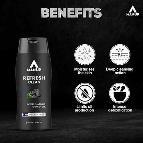 Man-Up Refresh Clean Active Charcoal