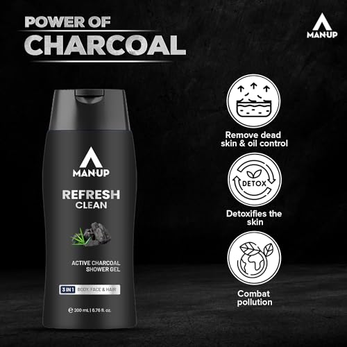 Man-Up Refresh Clean Active Charcoal