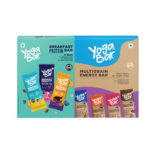 Yogabar Protein Bar Combo, 16