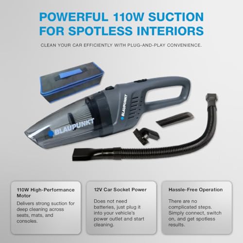 Blaupunkt Car Vacuum Cleaner VC 3008 GY - Image 2