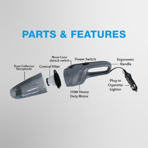 Blaupunkt Car Vacuum Cleaner VC 3008 GY - Image 3