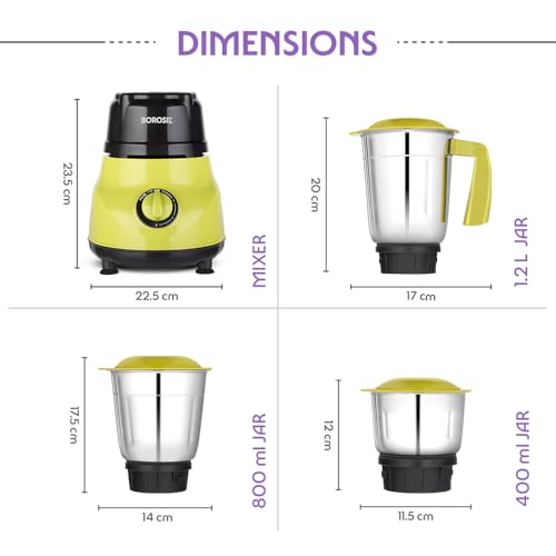 Borosil Max 500 W Mixer
