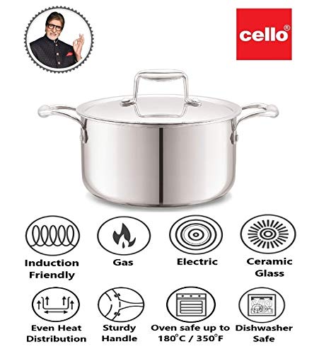 Cello Tri-Ply 20 cm Stainless