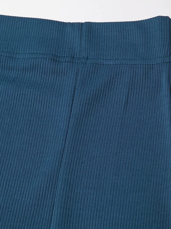 Selvia Women's Side Slit Sheath Skirt - Image 6