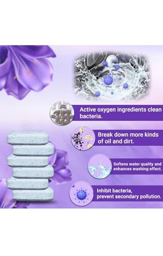 Lavender-scented 20 Pcs Washing Machine