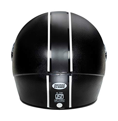 Studds Chrome Eco Full Face Helmet- Black (L), Motorcycling - Image 5