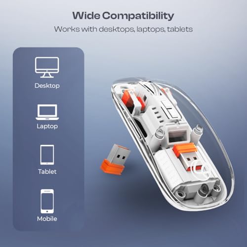 LAPCARE Trendy Plus Transparent Wireless