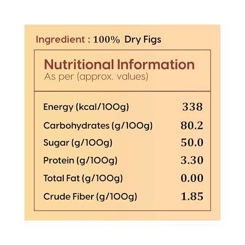 RAJWADIRIPE Premium Dried Figs, Rich