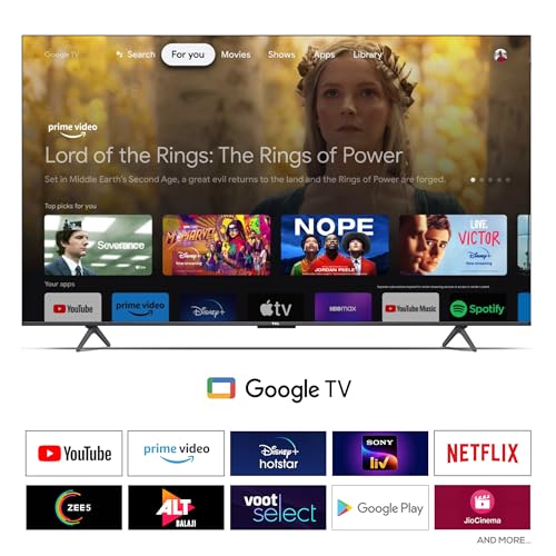 TCL 164 cm (65 inches) 4K Ultra HD Smart QLED Google TV 65C61B (Black) - Image 5
