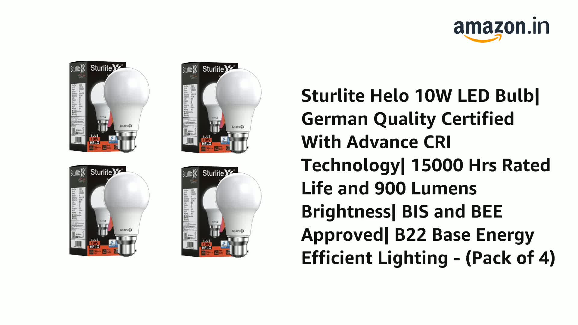 Sturlite Helo 10W LED Bulb