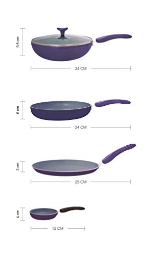 Crystal Induction Base Non-Stick Aluminium