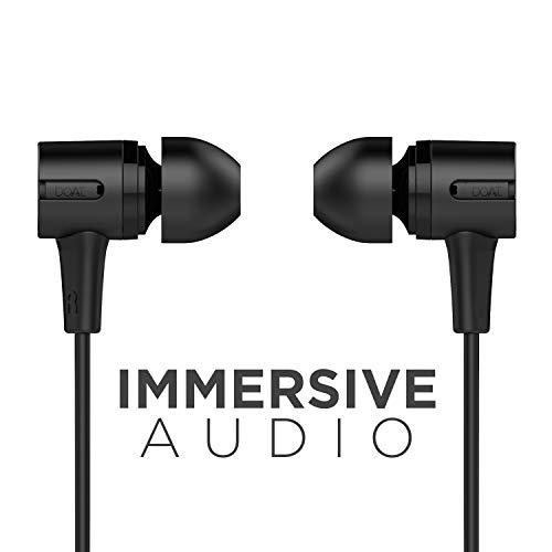 Boat Bassheads 102 in Ear Wired Earphones with Mic(Charcoal Black) - Image 3