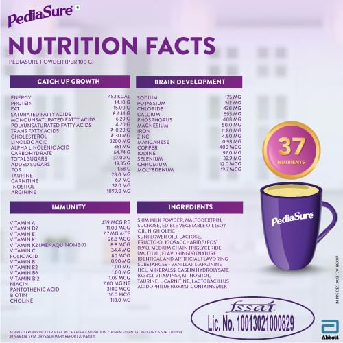 Pediasure Nutritional Drink Powder, Vanilla