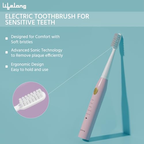 Lifelong Rechargeable Toothbrush for Adults
