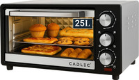 Cadlec 25-Litre Oven Toaster Grill (OTG)(MultiChef, Silver and Black) - Image 3