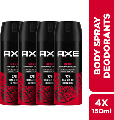 AXE intense Body Spray - For Men(150 ml, Pack of 4) - Image 2