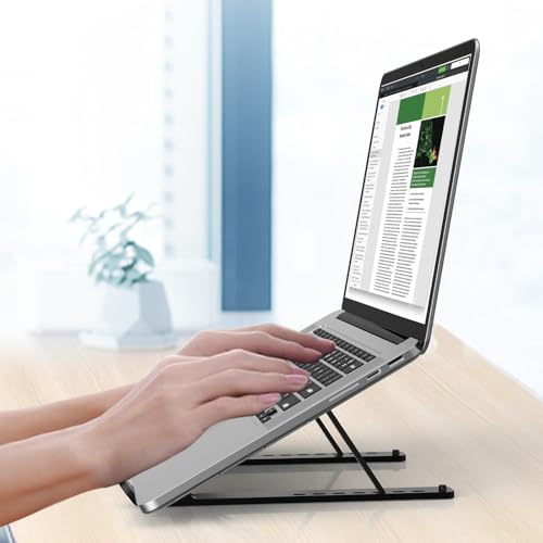 DClub Portable Aluminum Adjustable Laptop