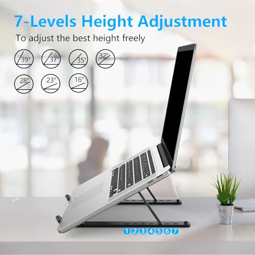 DClub Portable Aluminum Adjustable Laptop