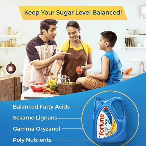Fortune Xpert Pro Sugar Conscious Edible Oil, Jar, 5 L - Image 4