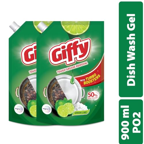 Giffy Liquid Dishwash Gel 900ml