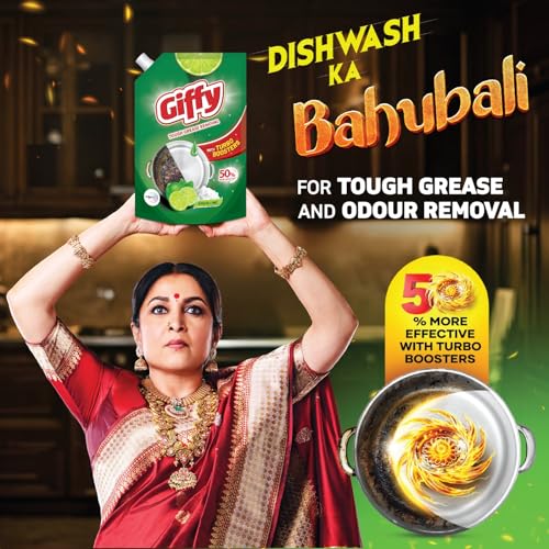 Giffy Liquid Dishwash Gel 900ml
