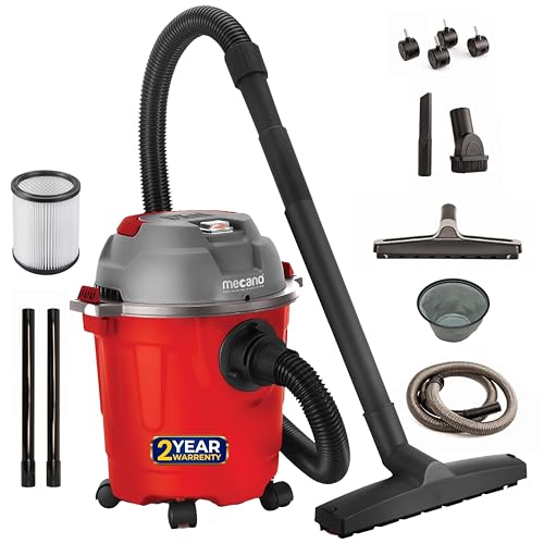 IBELL Wet and Dry Vacuum Cleaner for Home, 10 LTR Capacity,1000 W, 16.5 kPa Suction, Blower Function, HEPA Filter, Wet Vacuum Cleaner for Sofa, House Cleaning Machine (Mecano Primea1000)