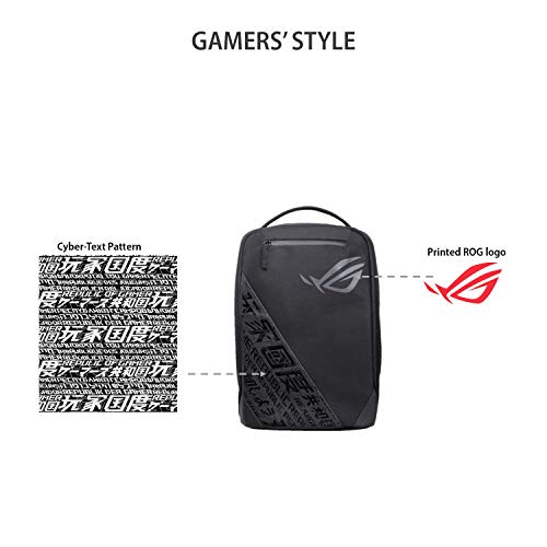 Asus ROG BP1501 39.62 cm (15.6-inch) Gaming Laptop Backpack (Black) - Image 3