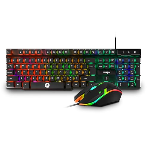 FRONTECH Wired Gaming Combo Keyboard