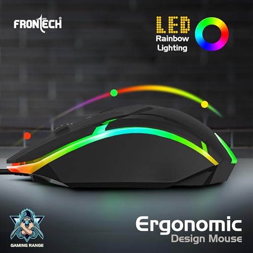 FRONTECH Wired Gaming Combo Keyboard