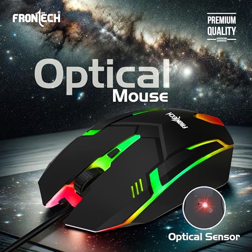 FRONTECH Wired Gaming Combo Keyboard