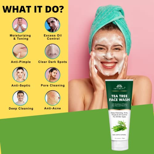 INTIMIFY Tea Tree Face Wash