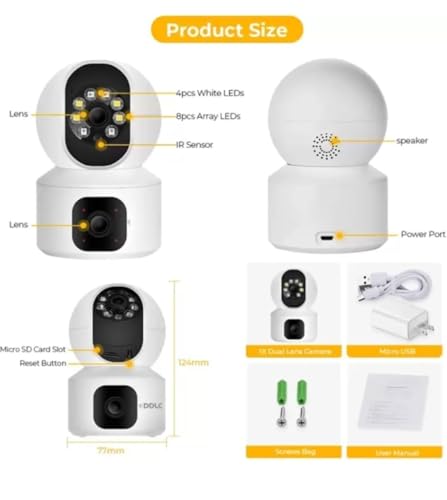 Outdoor Security Camera, WiFi PTZ