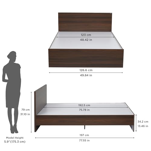 Nilkamal Arthur Wooden Double Bed