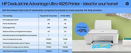 HP Ink Advantage Ultra 4826