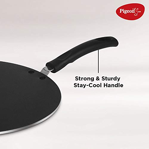 Pigeon by Stovekraft Non-Stick Aluminium Multi Tawa (31cm, Black) - Image 4