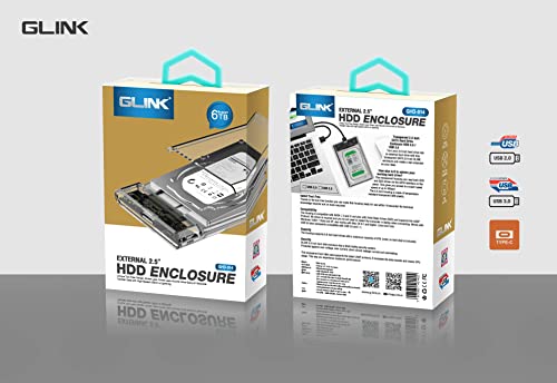 GLink GHD014-2.5" USB 2.0 Transparent