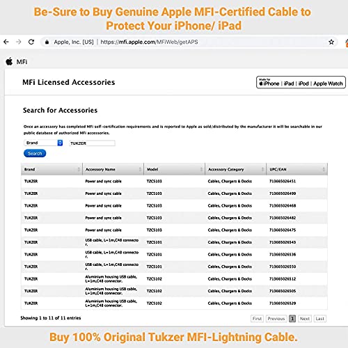 Tukzer Lightning Cable 8 Pin