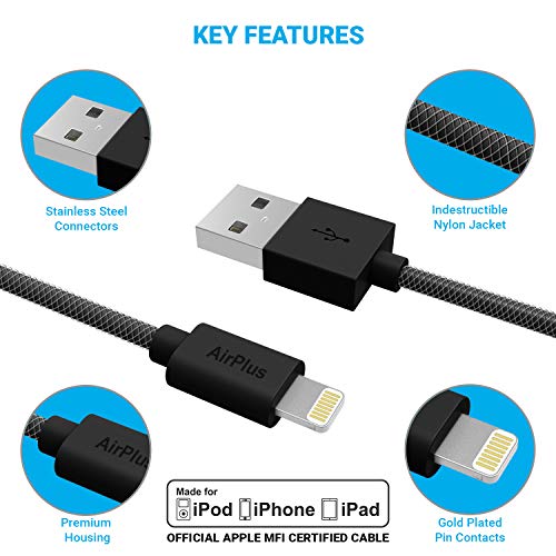 AirPlus AX-905-BLK 8 Pin Lightning
