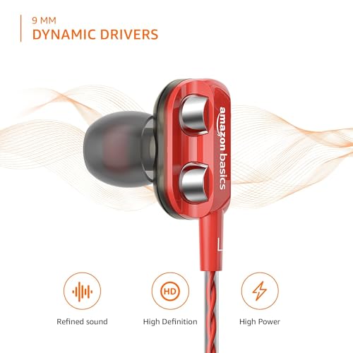 amazon basics in-Ear Wired Earphones